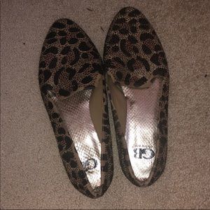 Gianni Bini Cheetah Studded Loafers